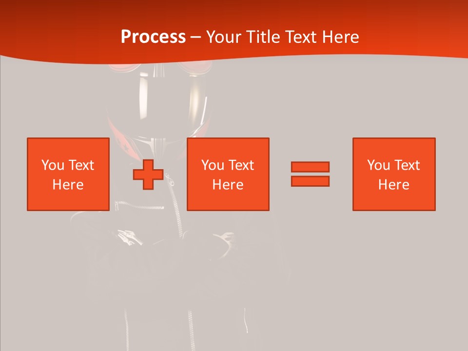 Smiling White Race PowerPoint Template
