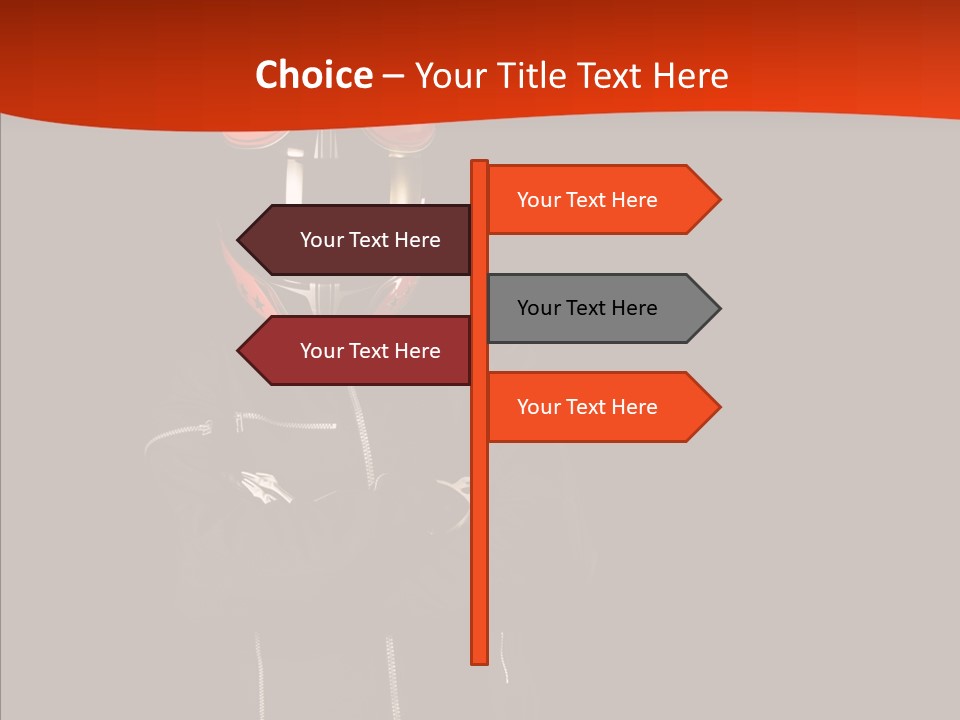 Smiling White Race PowerPoint Template