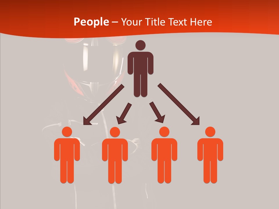 Smiling White Race PowerPoint Template