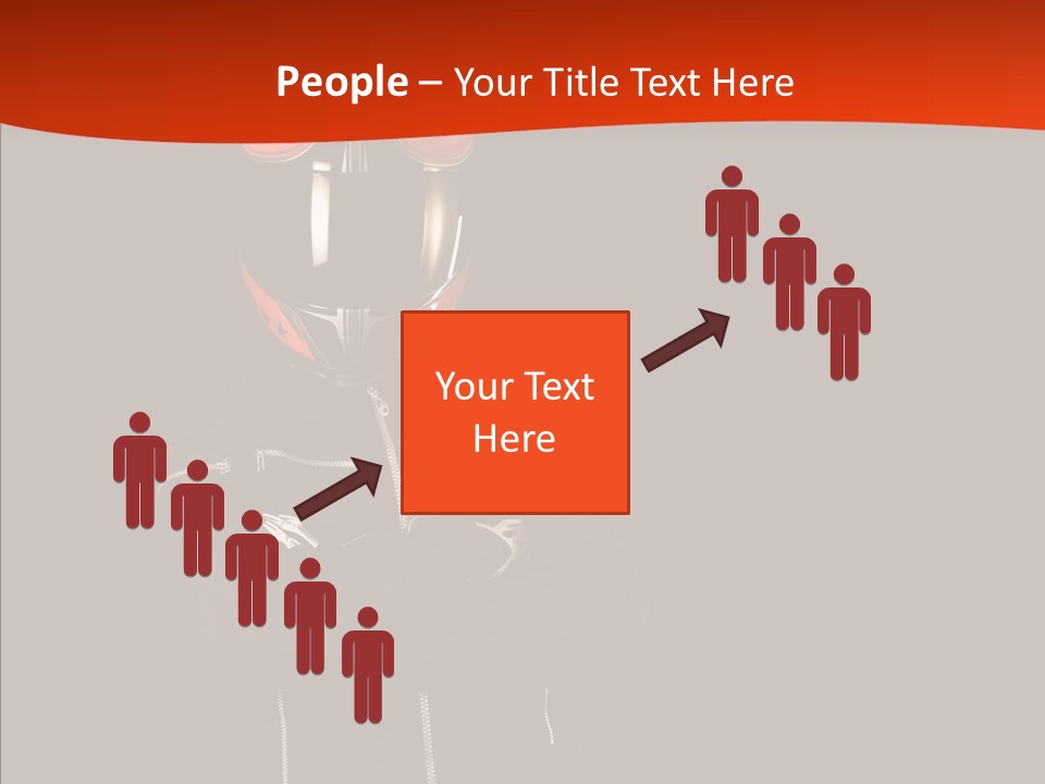 Smiling White Race PowerPoint Template