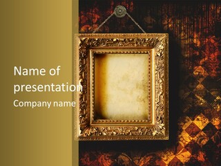 Vintage Rustic Paper PowerPoint Template