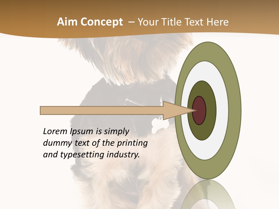 Domestic White Front PowerPoint Template