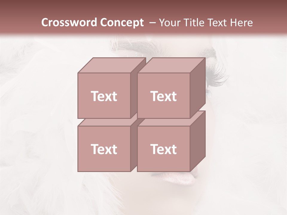 Beauty Winter Lips PowerPoint Template