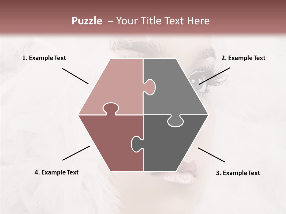 Beauty Winter Lips PowerPoint Template