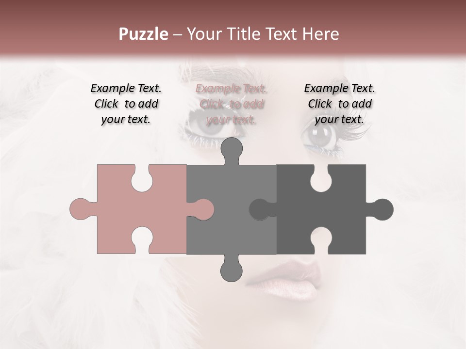 Beauty Winter Lips PowerPoint Template