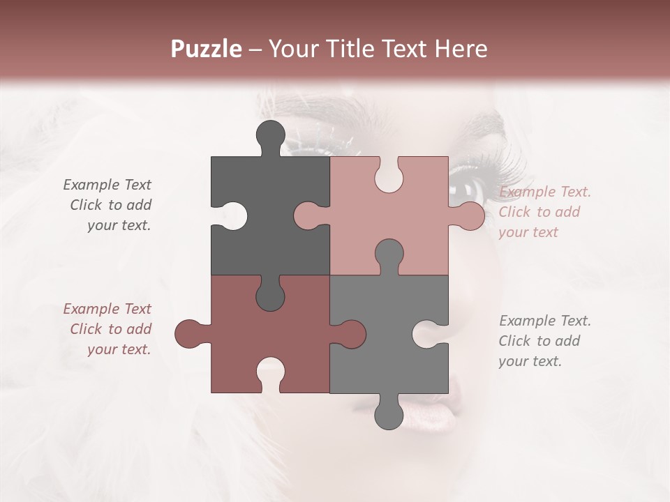 Beauty Winter Lips PowerPoint Template