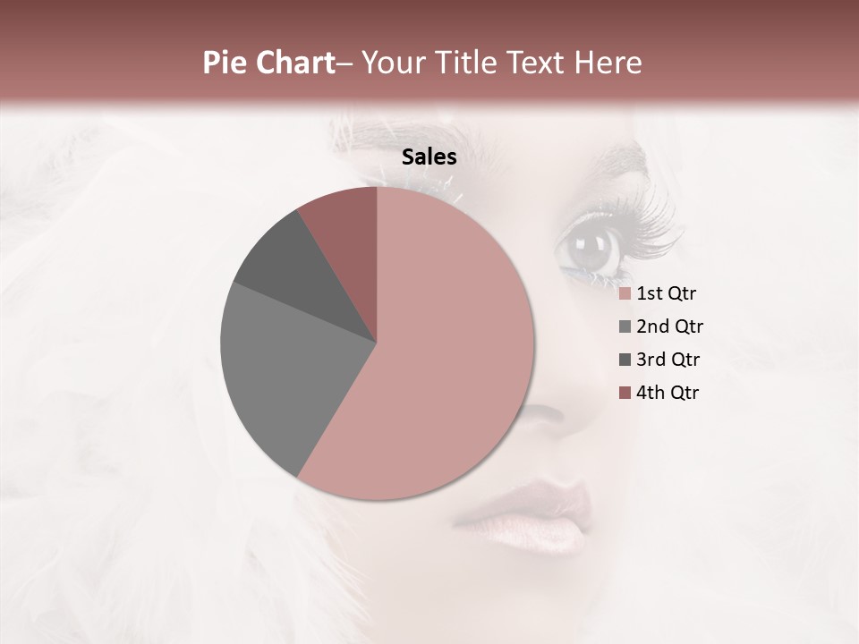 Beauty Winter Lips PowerPoint Template