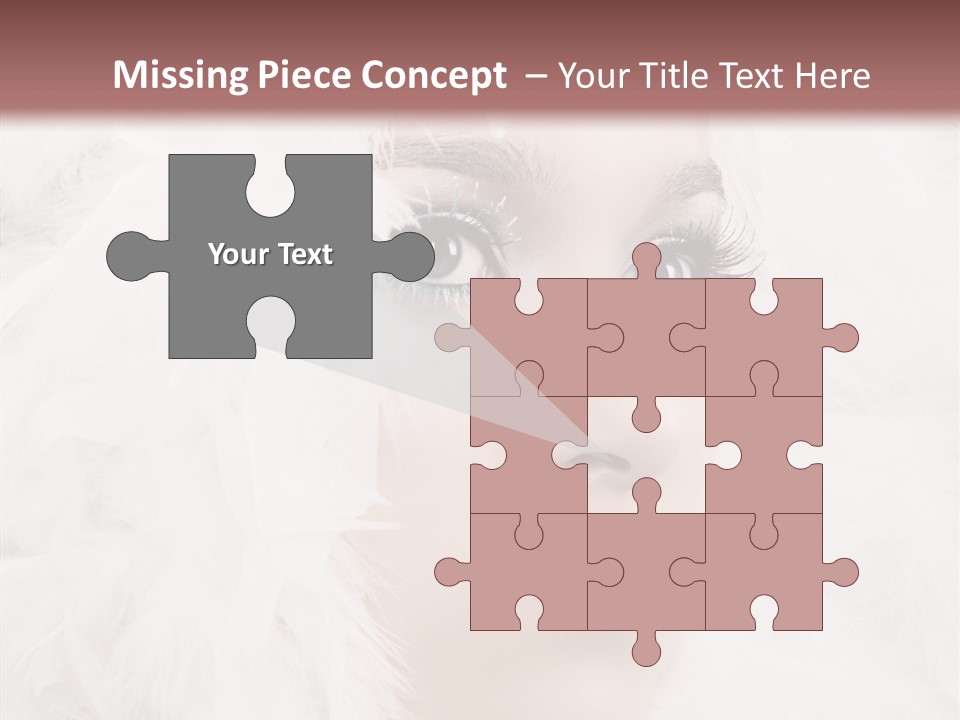 Beauty Winter Lips PowerPoint Template