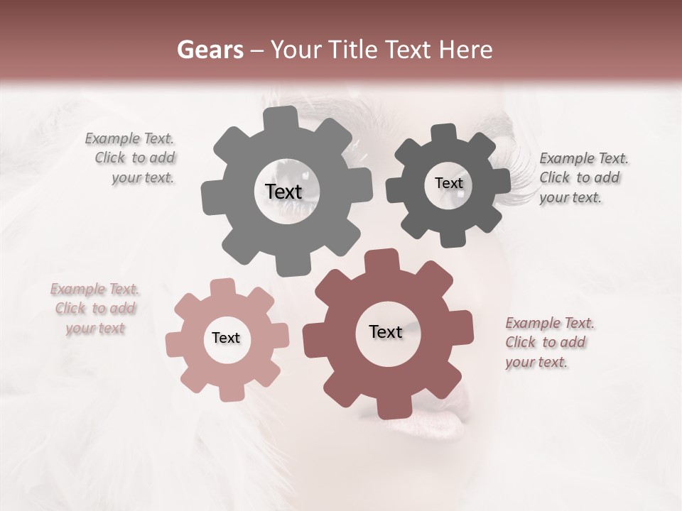 Beauty Winter Lips PowerPoint Template