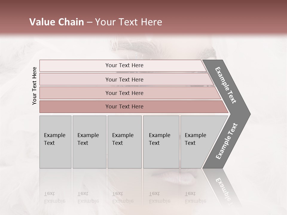 Beauty Winter Lips PowerPoint Template