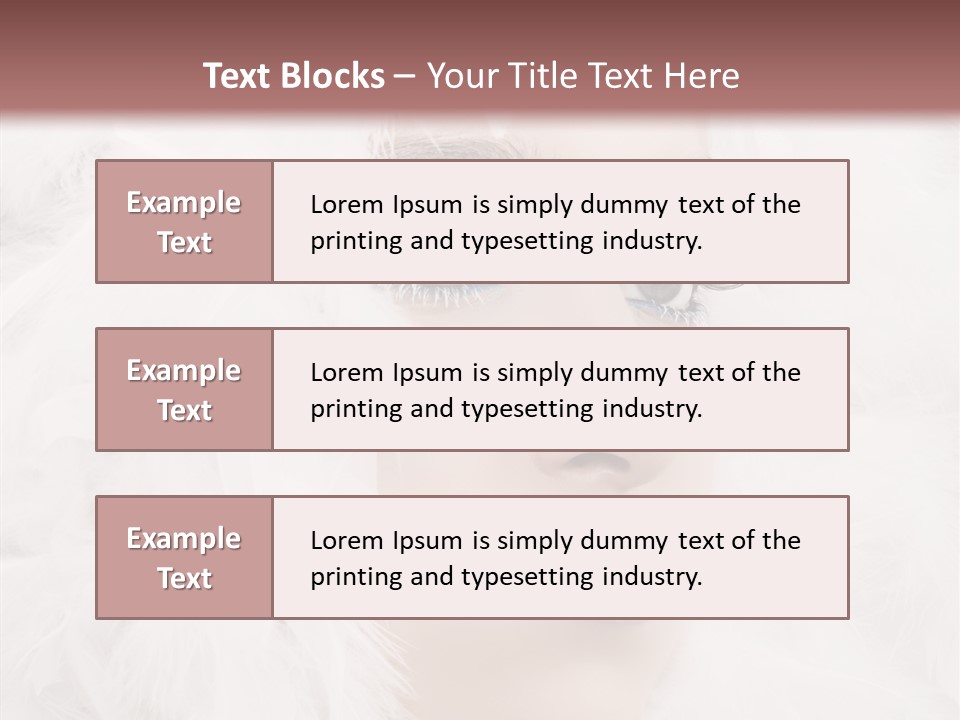 Beauty Winter Lips PowerPoint Template