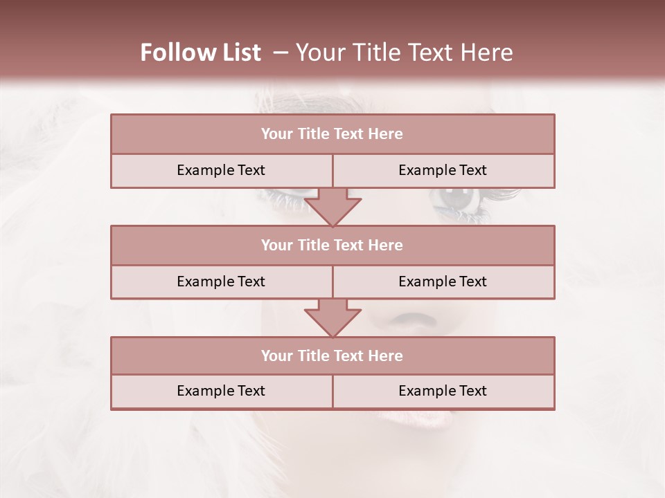 Beauty Winter Lips PowerPoint Template