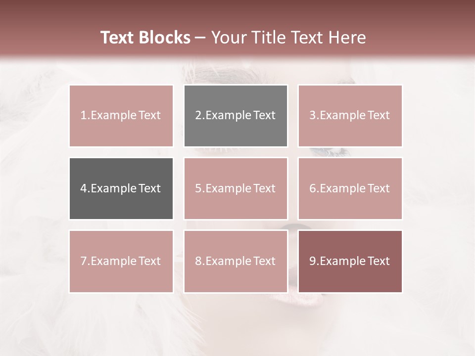 Beauty Winter Lips PowerPoint Template