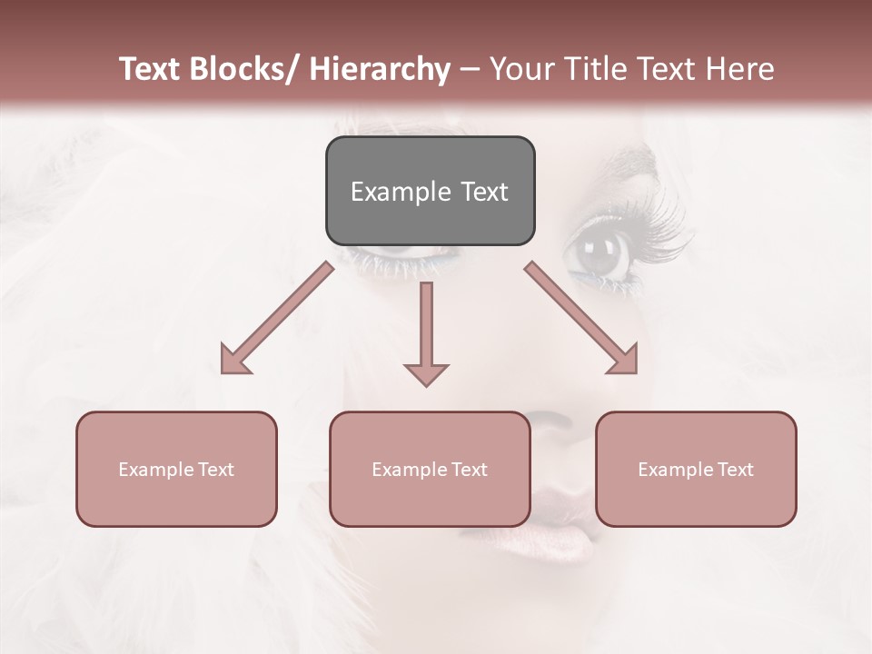 Beauty Winter Lips PowerPoint Template