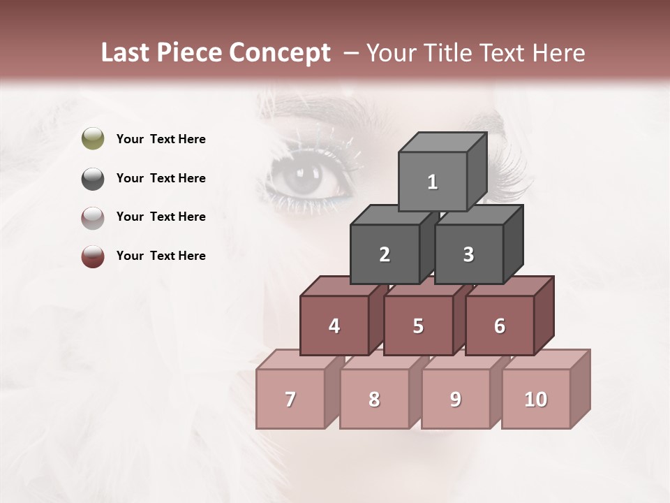 Beauty Winter Lips PowerPoint Template