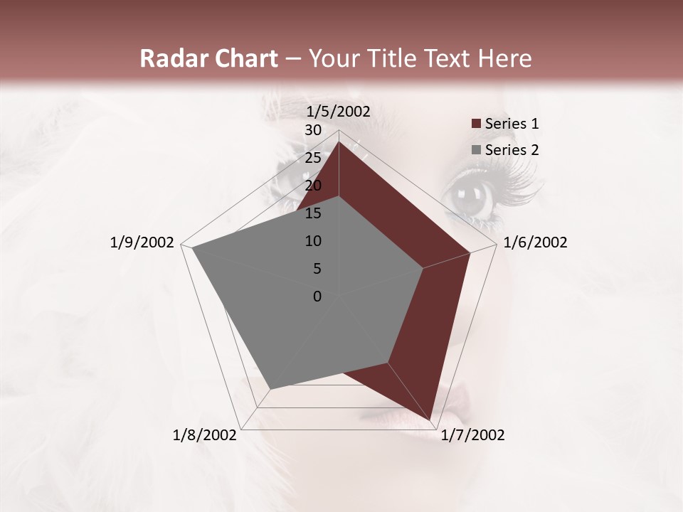 Beauty Winter Lips PowerPoint Template