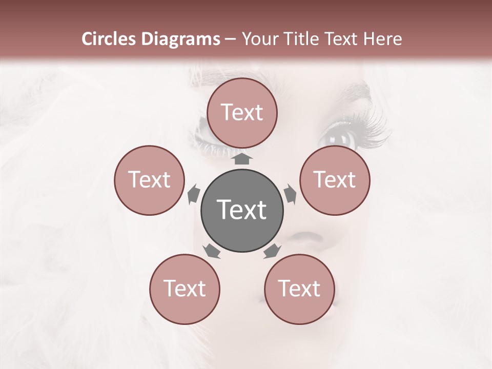 Beauty Winter Lips PowerPoint Template