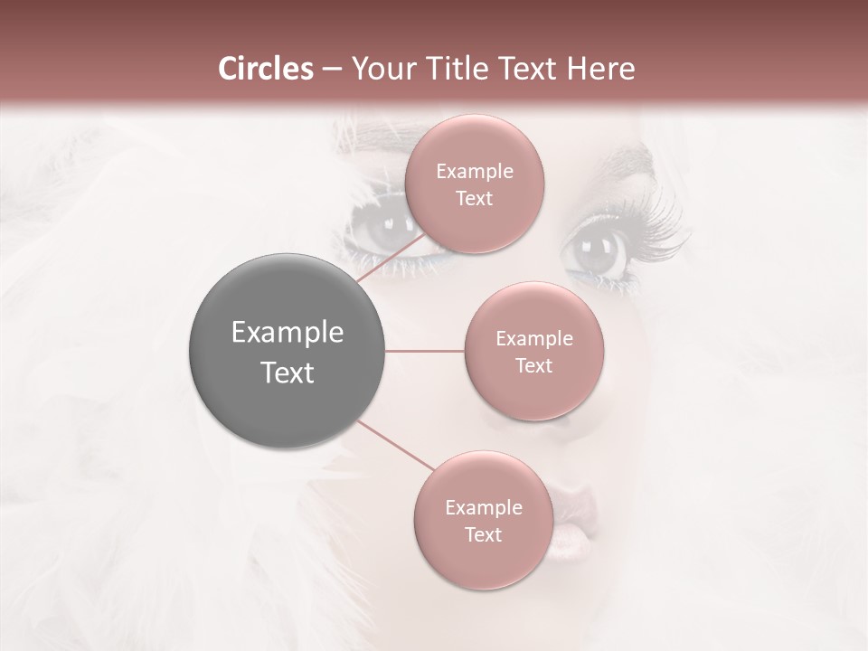 Beauty Winter Lips PowerPoint Template