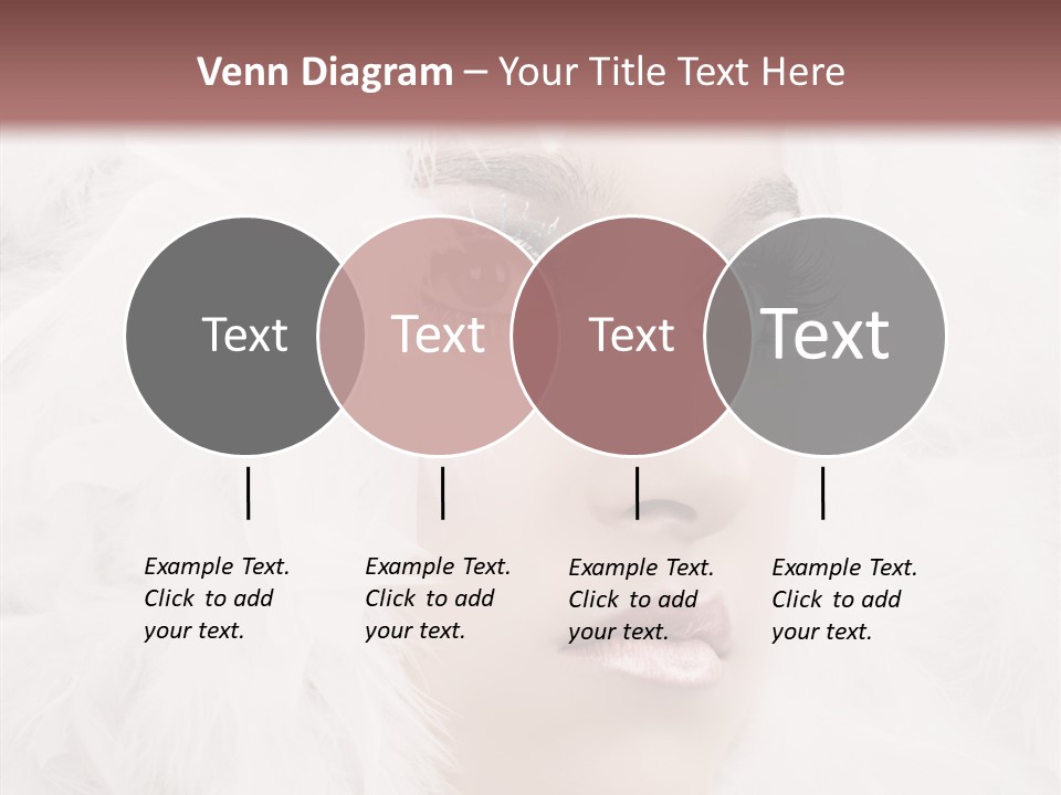 Beauty Winter Lips PowerPoint Template