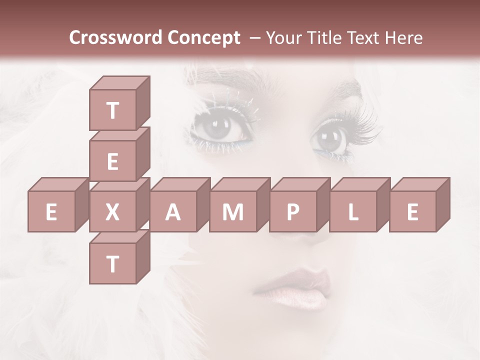 Beauty Winter Lips PowerPoint Template