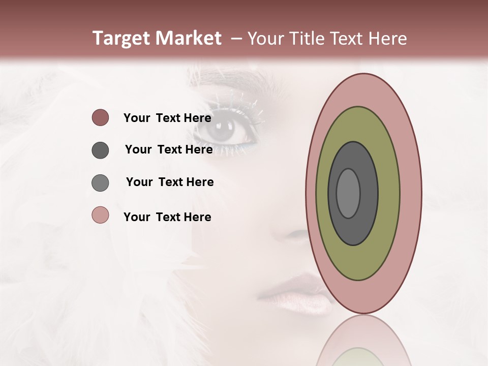 Beauty Winter Lips PowerPoint Template