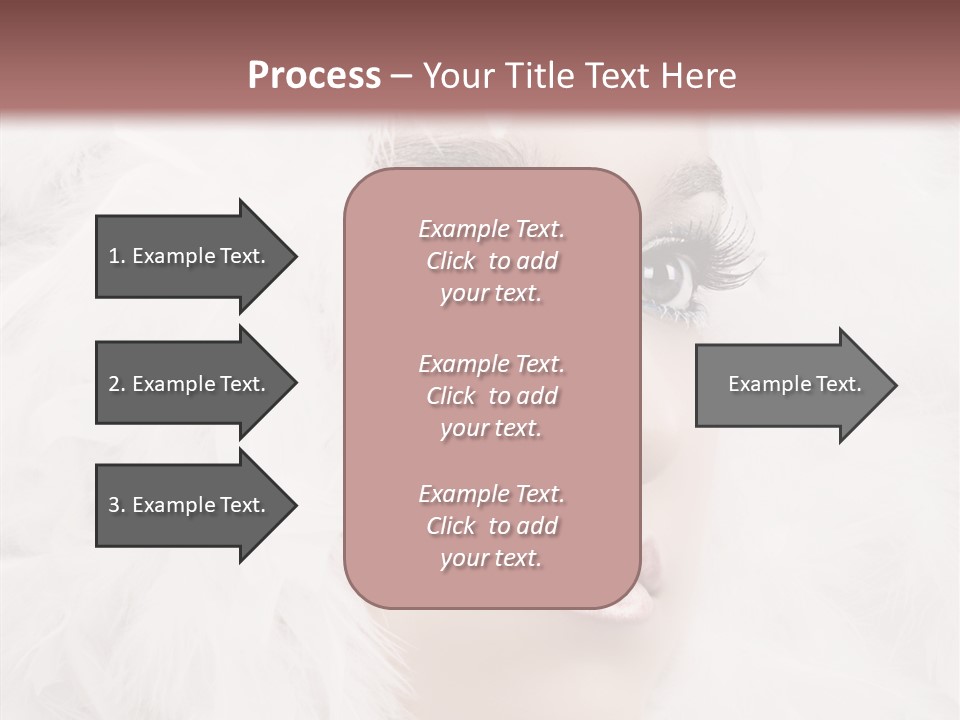 Beauty Winter Lips PowerPoint Template