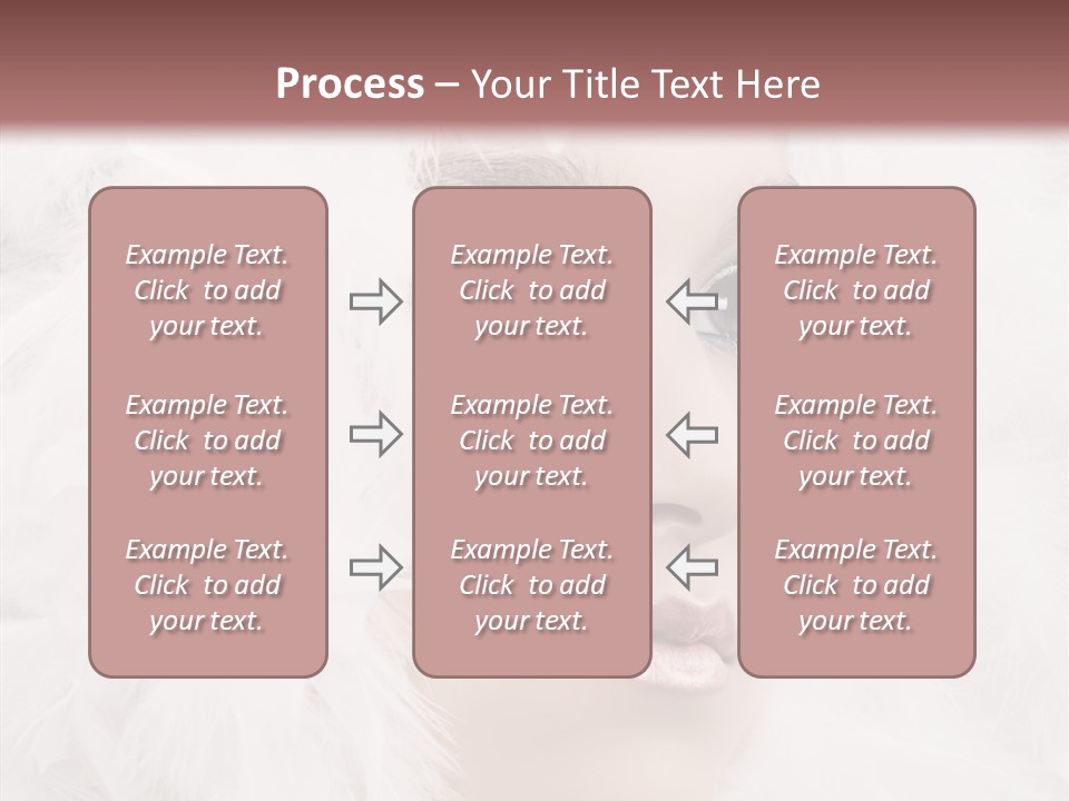 Beauty Winter Lips PowerPoint Template