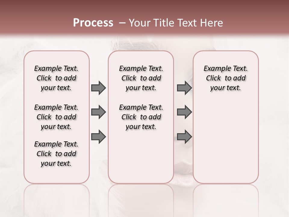 Beauty Winter Lips PowerPoint Template