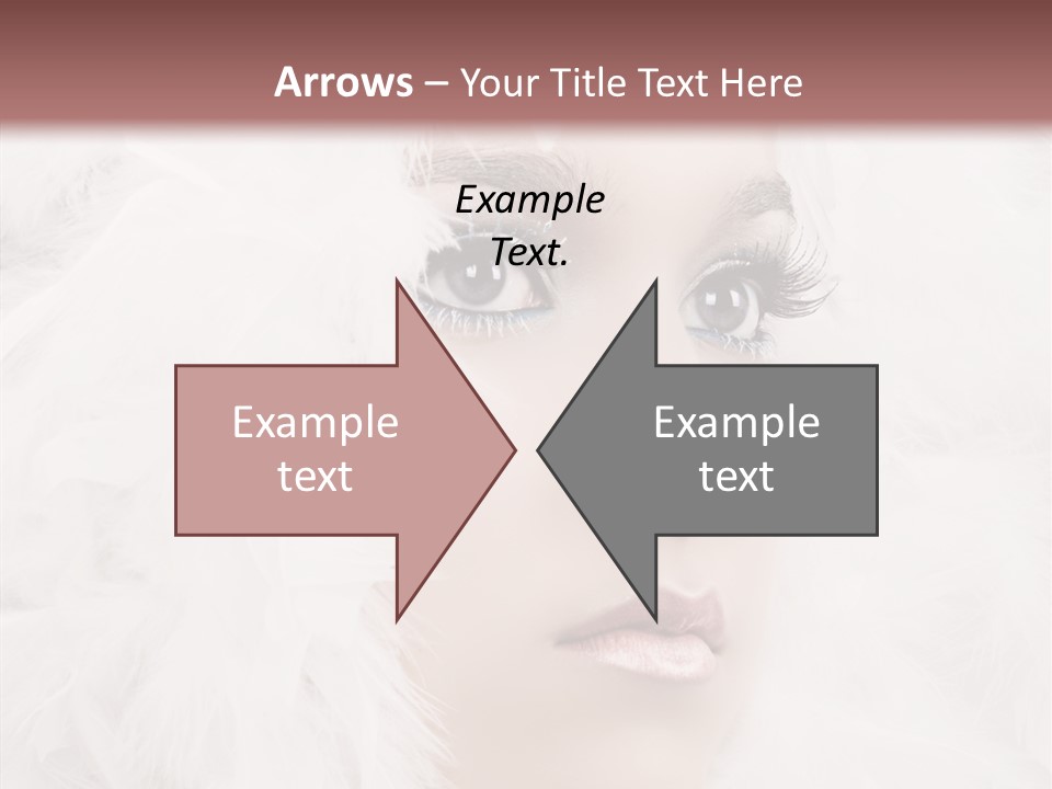 Beauty Winter Lips PowerPoint Template