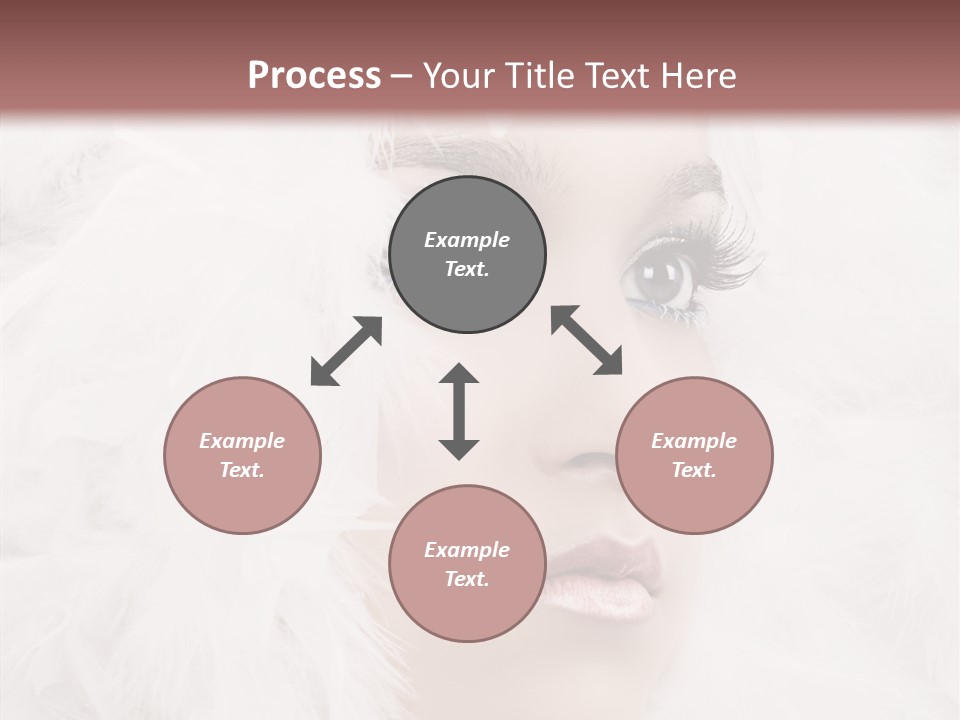 Beauty Winter Lips PowerPoint Template