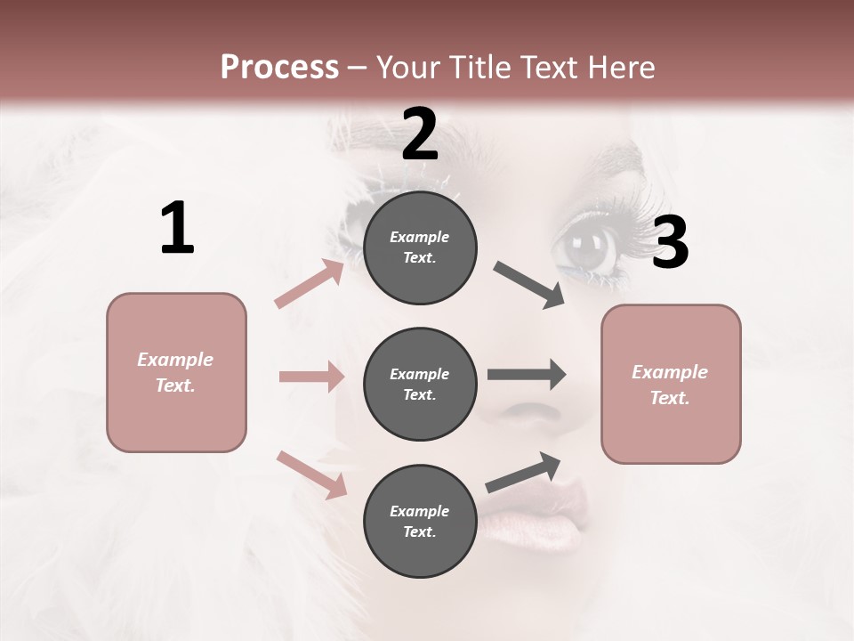 Beauty Winter Lips PowerPoint Template