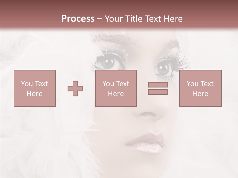 Beauty Winter Lips PowerPoint Template