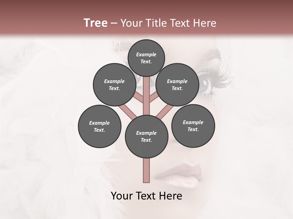 Beauty Winter Lips PowerPoint Template