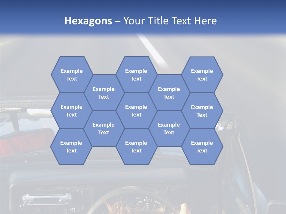 Wheel Driving Man PowerPoint Template