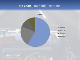 Wheel Driving Man PowerPoint Template