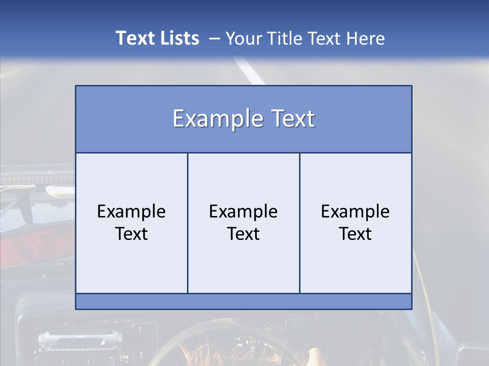 Wheel Driving Man PowerPoint Template