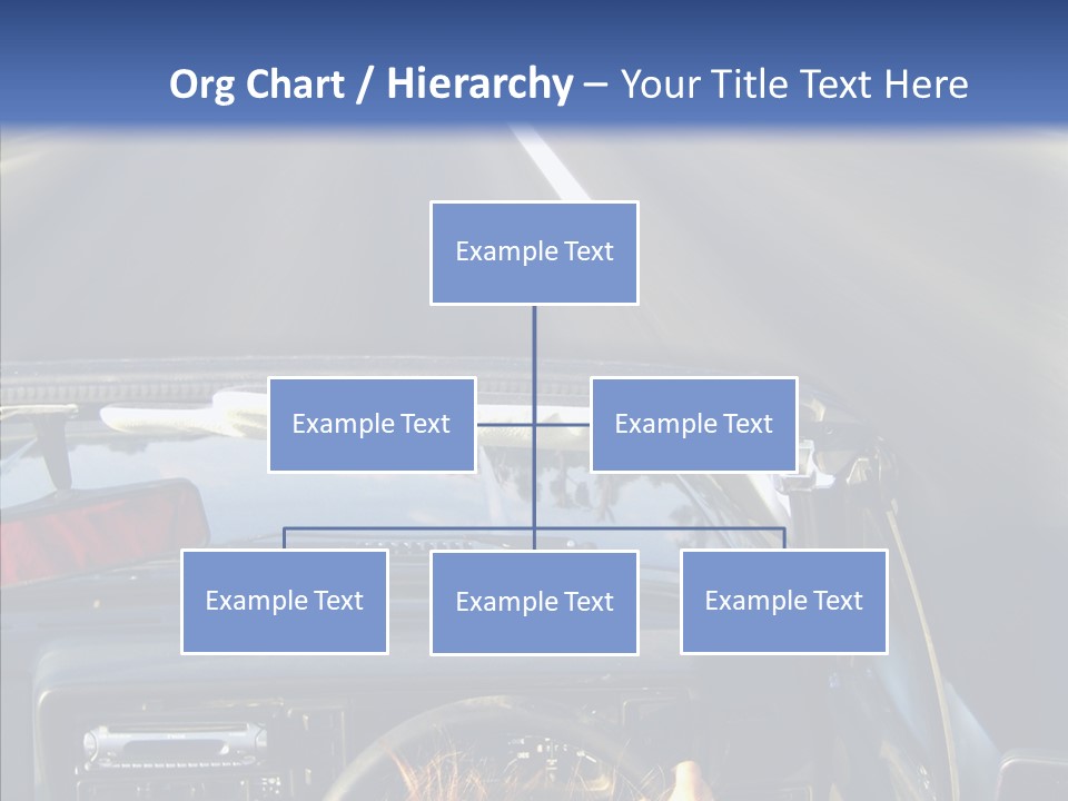 Wheel Driving Man PowerPoint Template