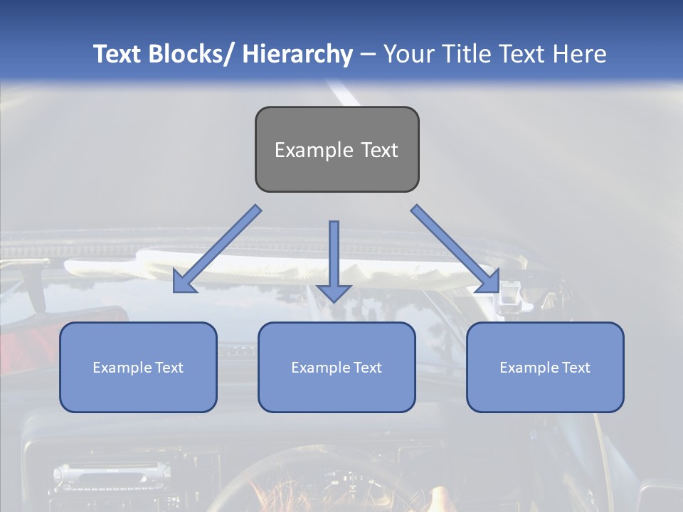 Wheel Driving Man PowerPoint Template