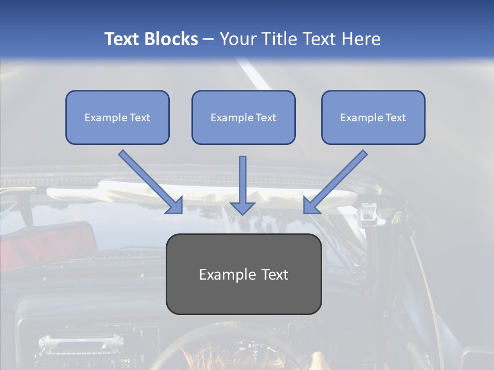 Wheel Driving Man PowerPoint Template