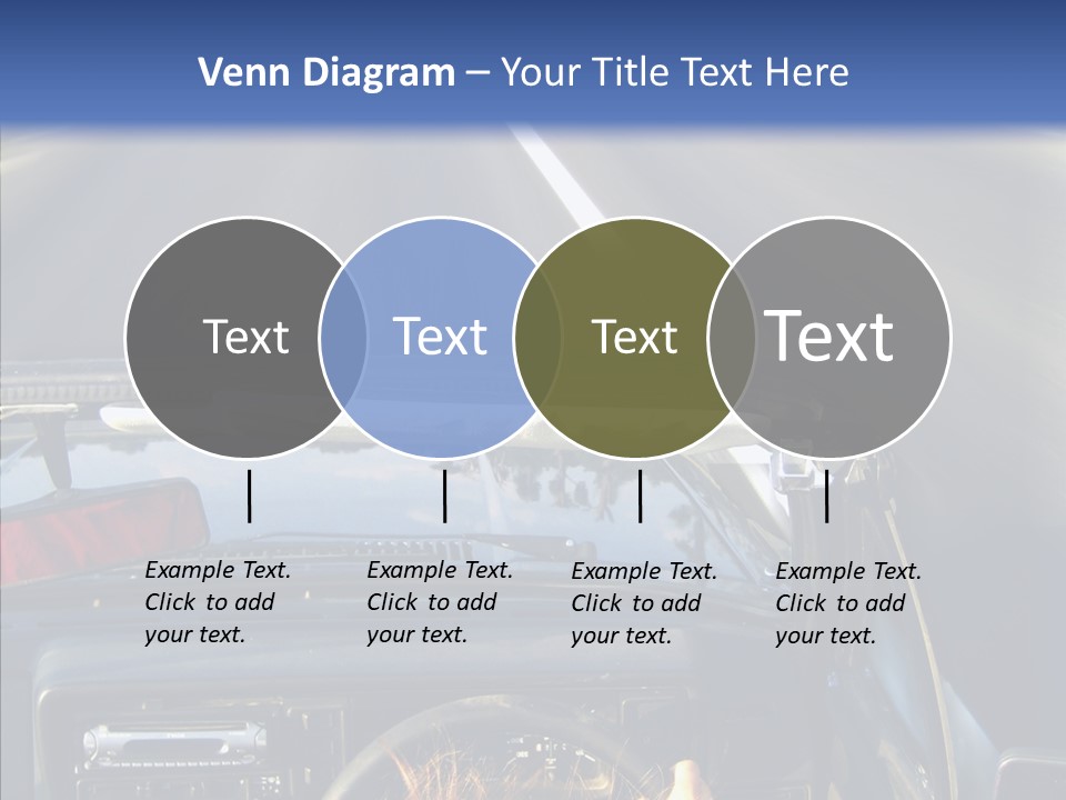 Wheel Driving Man PowerPoint Template