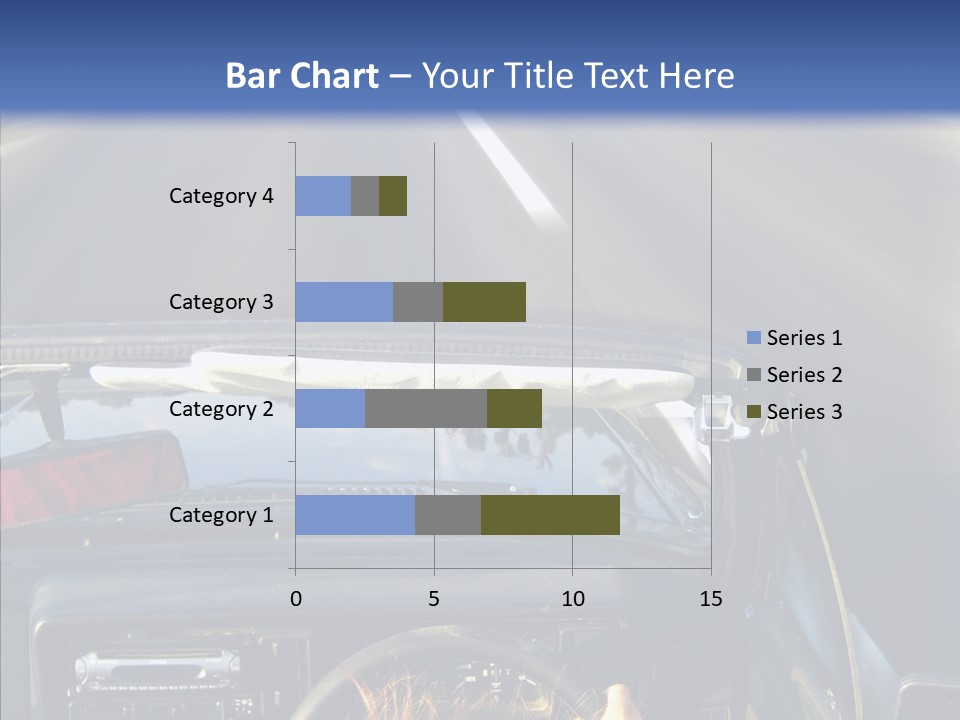 Wheel Driving Man PowerPoint Template