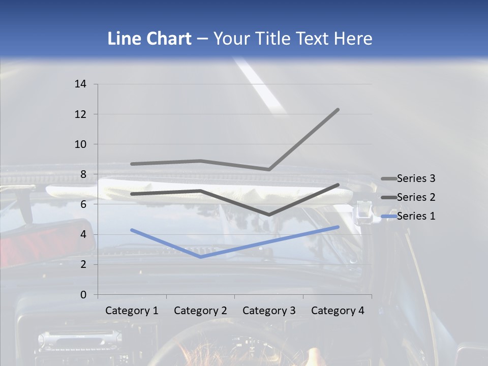 Wheel Driving Man PowerPoint Template