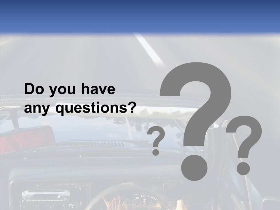 Wheel Driving Man PowerPoint Template