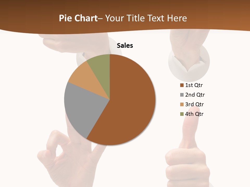 Caucasian People Three PowerPoint Template