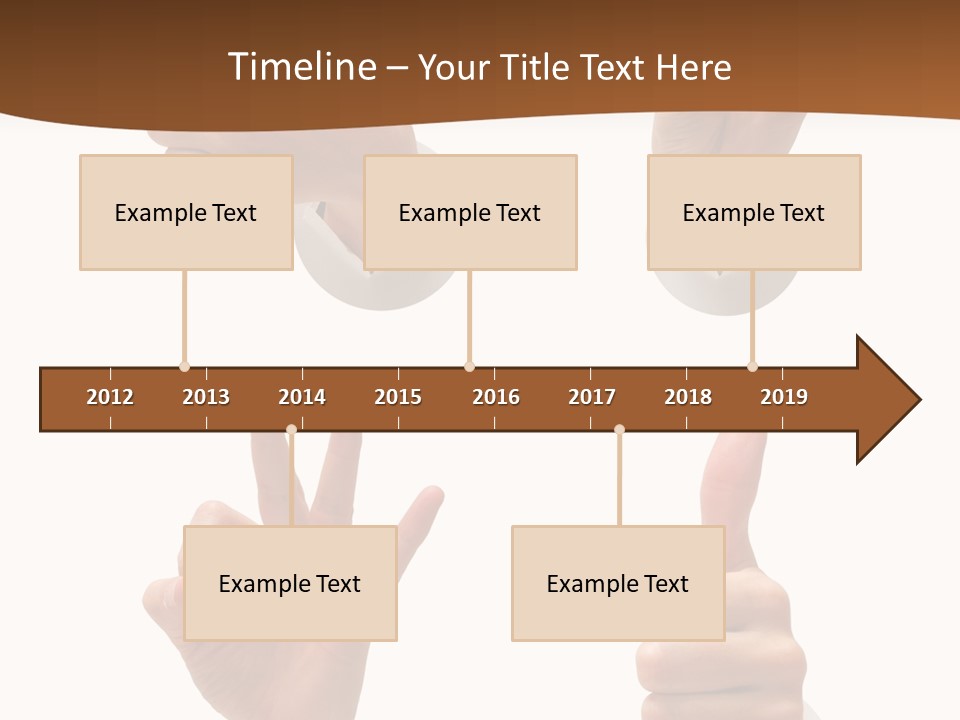 Caucasian People Three PowerPoint Template