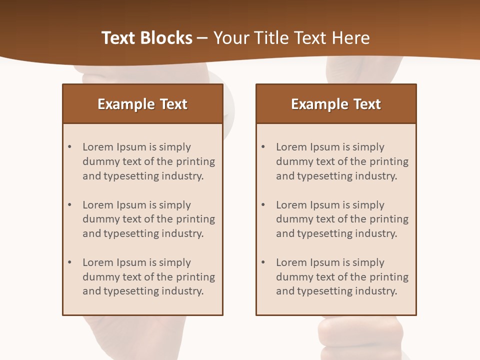 Caucasian People Three PowerPoint Template