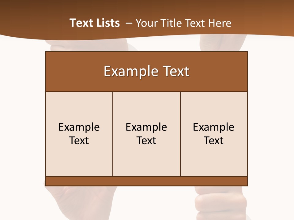 Caucasian People Three PowerPoint Template