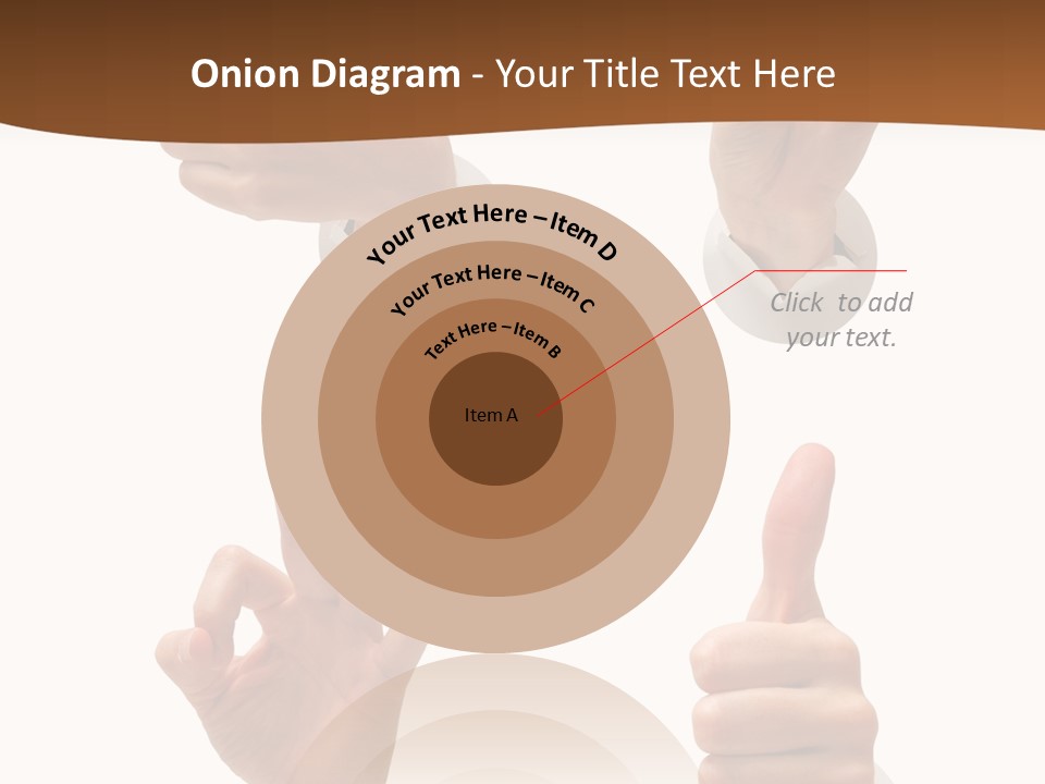 Caucasian People Three PowerPoint Template