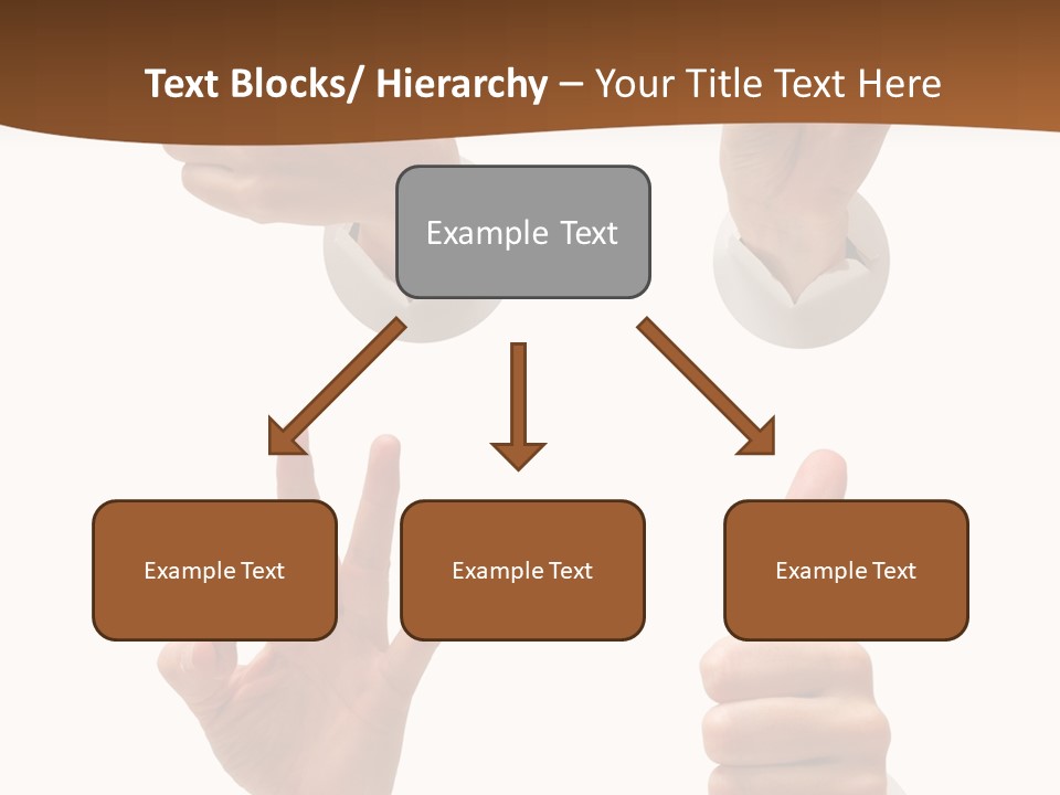 Caucasian People Three PowerPoint Template