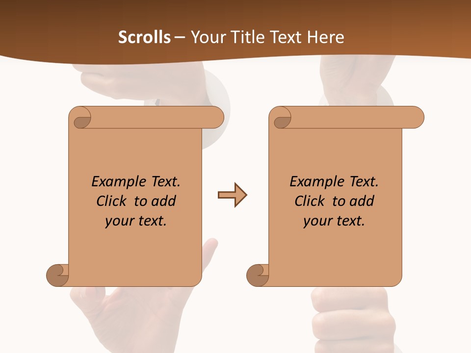 Caucasian People Three PowerPoint Template